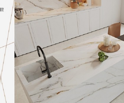 新明珠巖板廚房臺面新品丨顏值與功能，愛和煙火氣