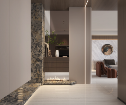 歐若拉精工奢石 | 玄關(guān)有救了，這樣設計美觀又實用！