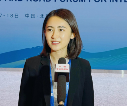 出席“一帶一路”國際合作高峰論壇，惠達衛浴王佳接受央視、鳳凰新聞采訪！