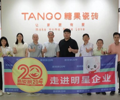 糖果瓷磚榮獲第20屆新銳榜“優秀質感美學產品”，實力見證！