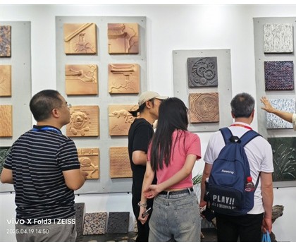 第42屆佛山陶博會期間，陳工陶純手工陶藝磚新品驚艷亮相